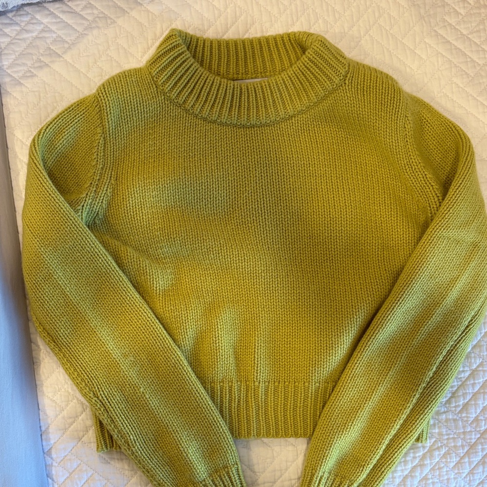 La Ligne Chartreuse Mini Marin Sweater - size small EUC